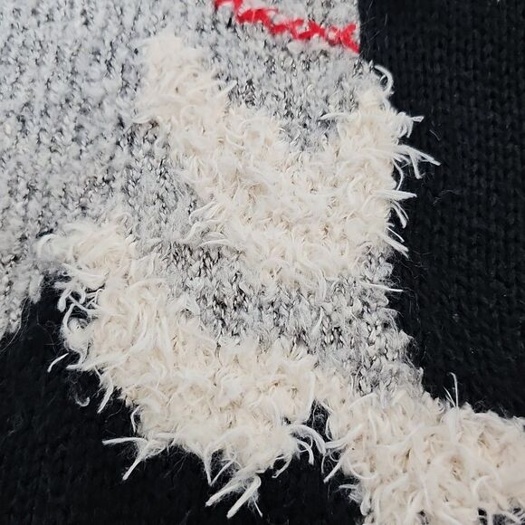 Vintage Womens Miniature Schnauzer Fuzzy Dog Sleeveless Pullover Sweater Small - Picture 10 of 13